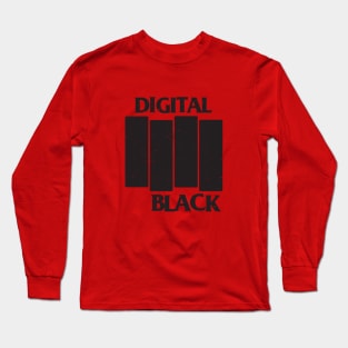 Digital Black (in black) Long Sleeve T-Shirt